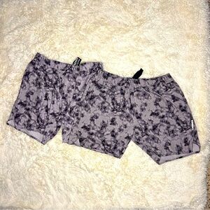 (2)Legends 5” Luka HD shorts black and blue tie-dye Never worn before size XL